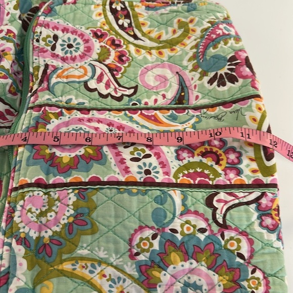 Vera Bradley Tutti Frutti Paisley Quilted Large Multiple Compartments Tote Bag - Picture 10 of 10